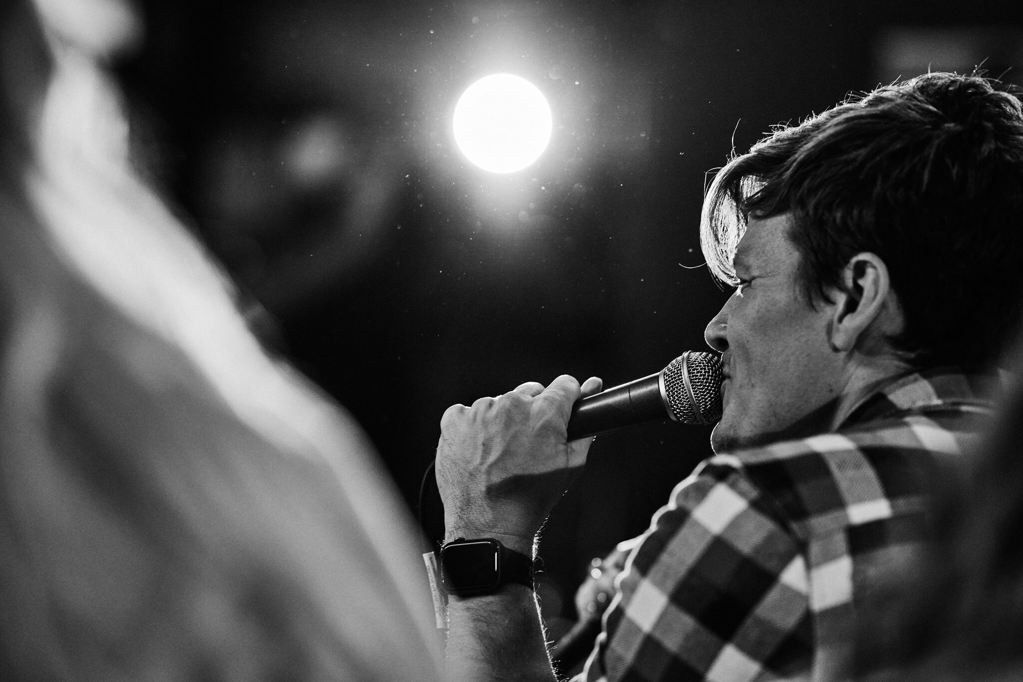 Sharing stories with the room